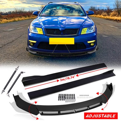 Side skirts front bumper lip - side,