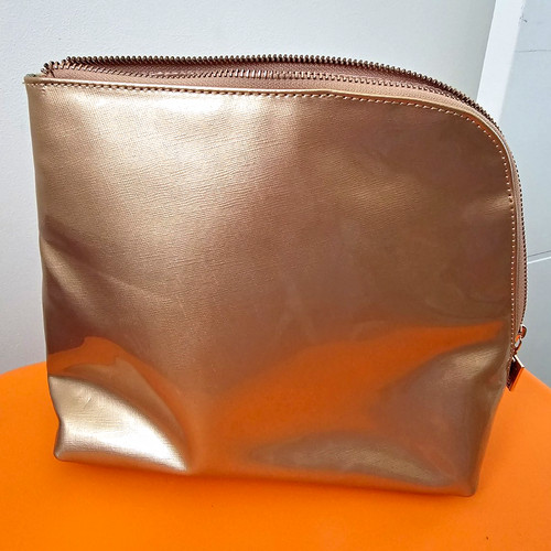 Rose gold make bag - rose,