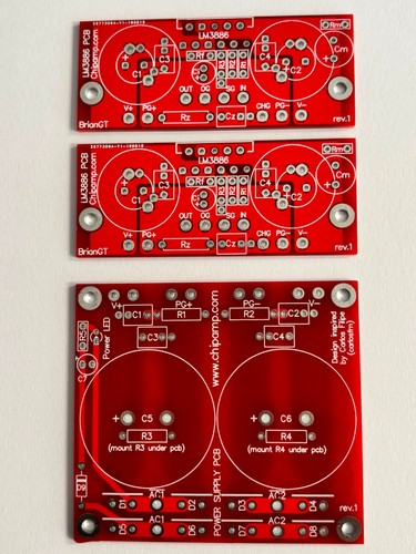 Chipamp gainclone pcb - chipamp-,