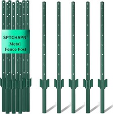 Metal Fence Posts 10 Pack