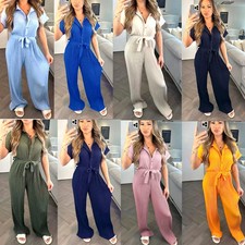 Women's Collared Wide Leg