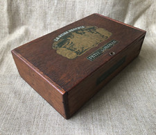 Rare Vintage Cigar Box Wooden