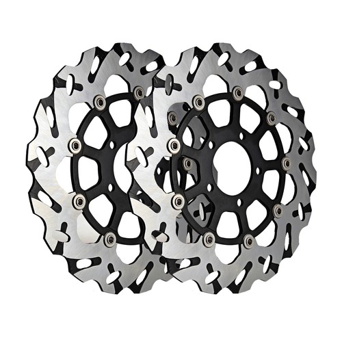 2pcs front brake disc rotor - front,