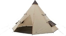 BLACK FALLS 8 MOJAVE DESERT TIPI TENT FAMILY GROUP PYRAMID 8-PERSON BEIGE BEST