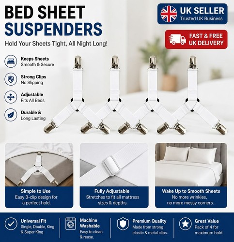 4pcs triangle bed sheet - 4pcs,