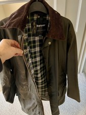 Barbour Border Men's Green Wax