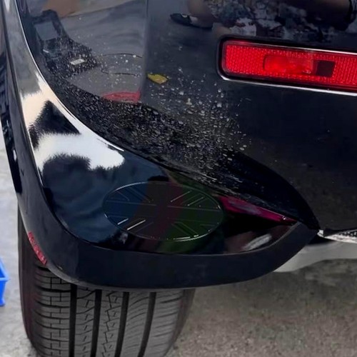 Gloss black mud - flaps, w/