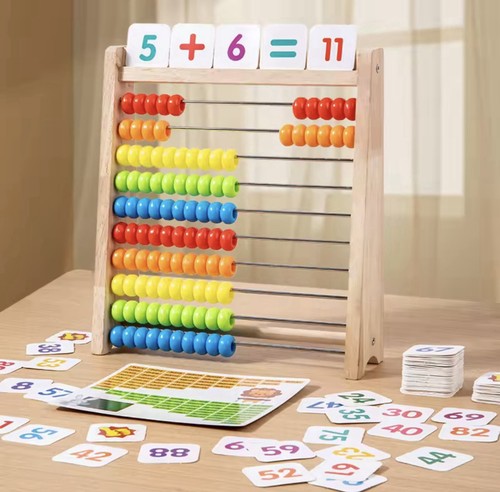 Wooden counting toy abacus - wooden,