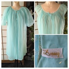 Vtg 60s Dorsay Seafoam