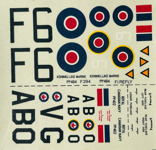 Frog decals 72 scale - decals, :
