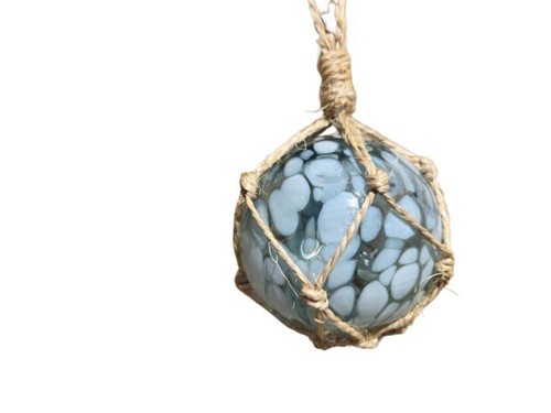 Seafoam crest handblown - crest, glass
