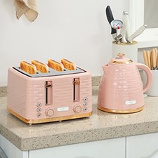 Kettle and Toaster Set 4 Slice Electric Fast Rapid Boil Jug 1.7L