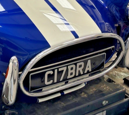 Cobra number plate c17bra - cobra,