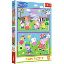 Peppa Pig 2 x 24 Piece Jigsaw