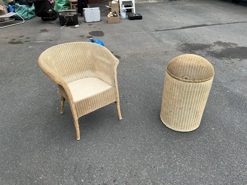 Lloyd loom style chair - loom,
