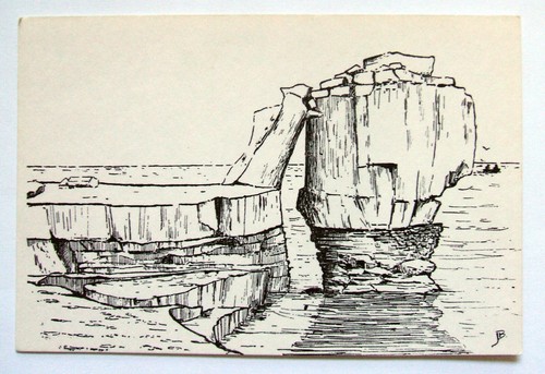 Postcard pulpit rock - postcard,
