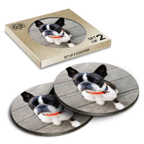 Boxed round coasters - round,