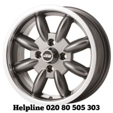 Triumph GT6 14x5.5 Alloy Wheels x 4 / Minilight Design (New)