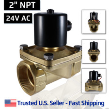 2" Inch 24V AC Brass Electric
