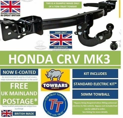 Towbar fit honda crv - towbar, cr-v