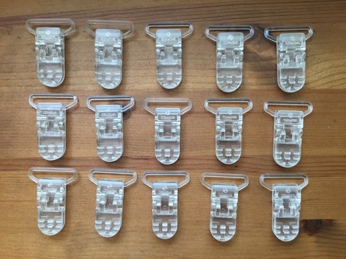 Clear plastic suspenders - 15,