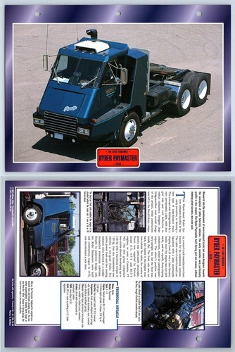 Ryder paymaster 1973 - paymaster-,