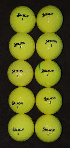Srixon yellow golf balls soft - golf,