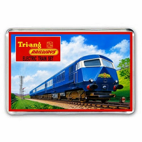 Retro triang blue - blue, pullman