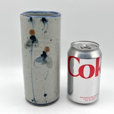 David Winkley Vellow Pottery Somerset Tall Vase 17cm tall