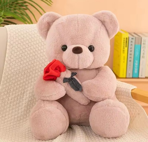 Valentine rose teddy bear - valentine’s,