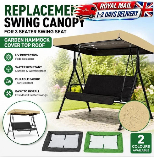 Replacement canopy for swing - for,