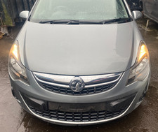 Vauxhall Corsa D 2008-2014 - bonnet - silver Z179 - NO RUST - breaking 415