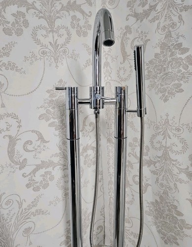 Fired earth floor mounted - floor, bath