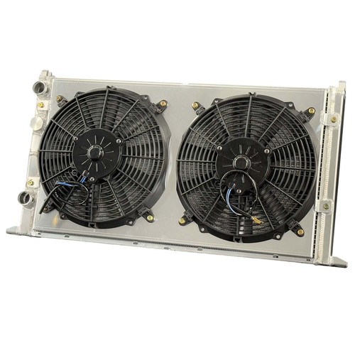Aluminum radiator shroud fan - aluminum,