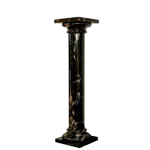 Column black portoro marble - column,