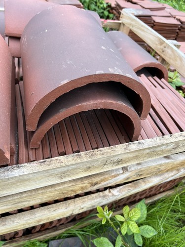 Half round clay - round, tiles