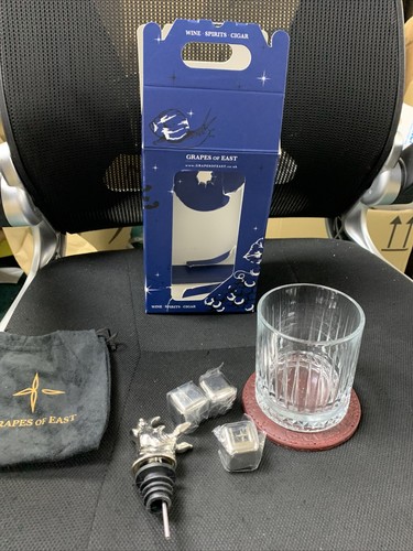 Whiskey gift box set crystal - whiskey,
