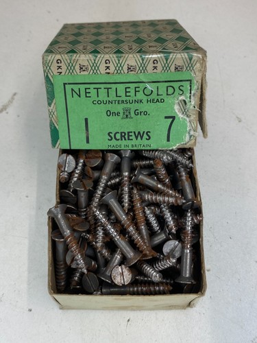Box steel countersunk screws - steel,