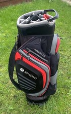 Motocaddy Pro Series Carry / Cart Black And Red Golf Bag,