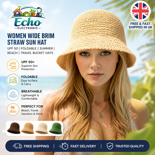 Women wide brim straw sun - women,