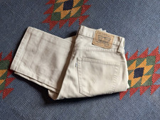 Vintage 1998 Levi’s 505 White Tab Ecru Bedford Cord Jeans - W31.5 L29