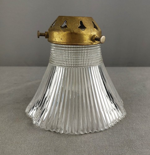 Art deco holophane style glass - holophane,