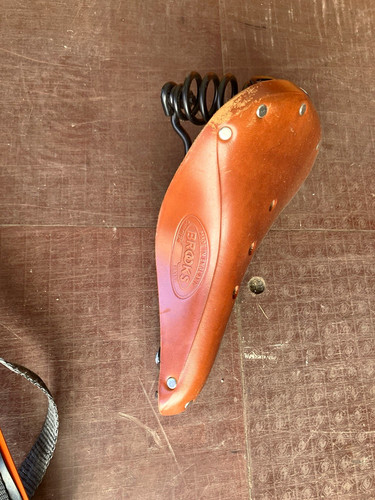 Brooks brown leather sprung - leather,