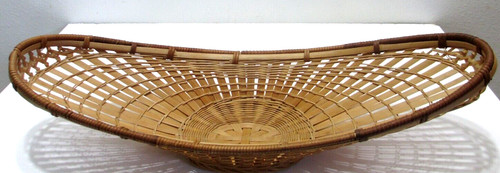 Vintage woven wicker - wicker, bread