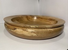 Beautiful hand turned - turned, spalted