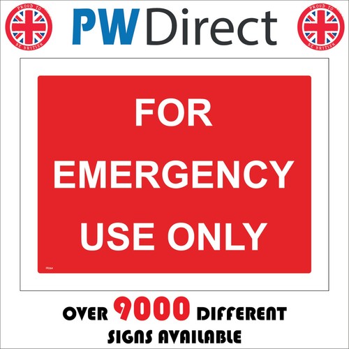 Sign for emergency - sign,