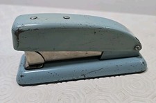 Vintage Light Blue Velos Stapler Made In England 1950s with Staples Working