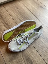 Pf Flyers Women’s Size 4.5 EU 37.5 Canvas Shoes White And Lime