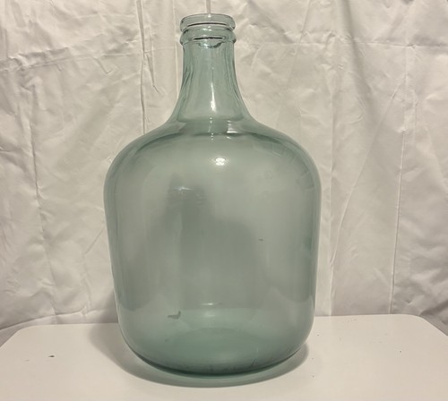 Large aqua glass carboy - glass,