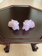 Beautiful Pair of Rose Quartz